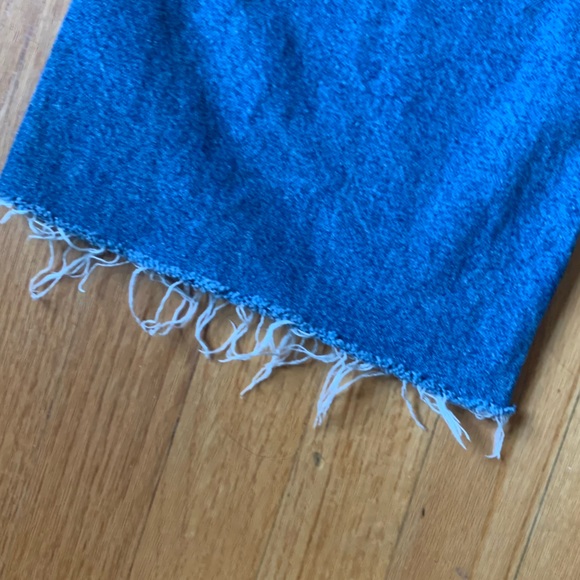 H&M Blue Denim Straight Loose Jeans US 6 - Picture 4 of 5